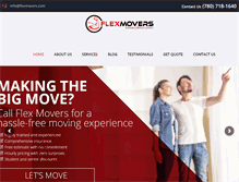 Tablet Screenshot of flexmovers.com